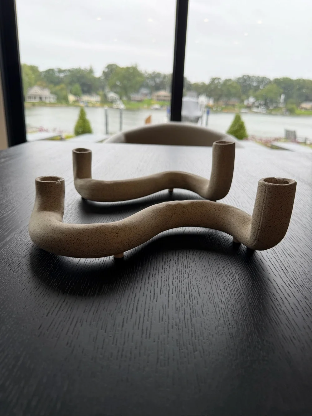 Janelle Gramling Noodle Double Candleholders